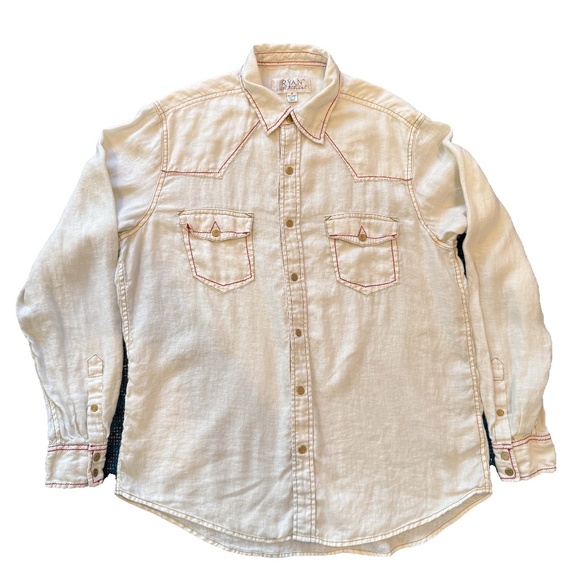 Ryan Michael | Shirts | Ryan Michael Long Sleeve Button Up Western ...